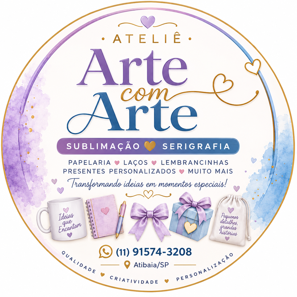 Logo Ateliê Arte com Arte